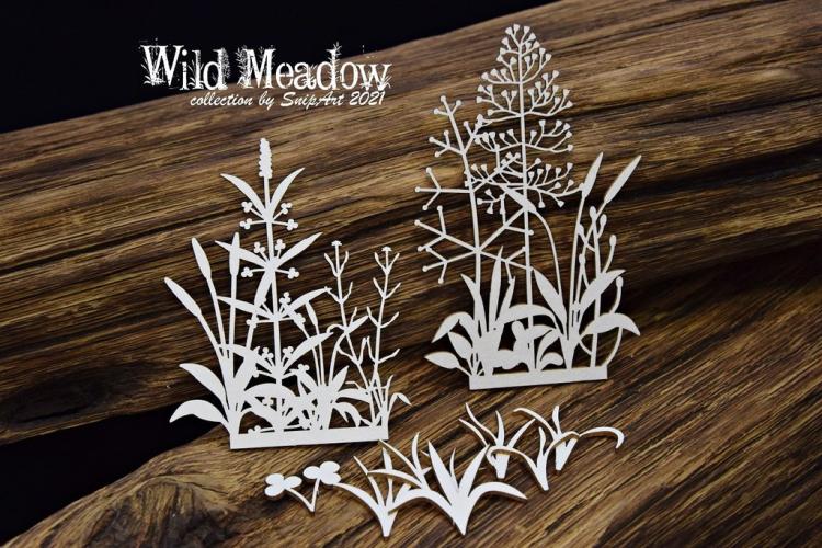 SnipArt Chipboard Wild Meadow Border #24904