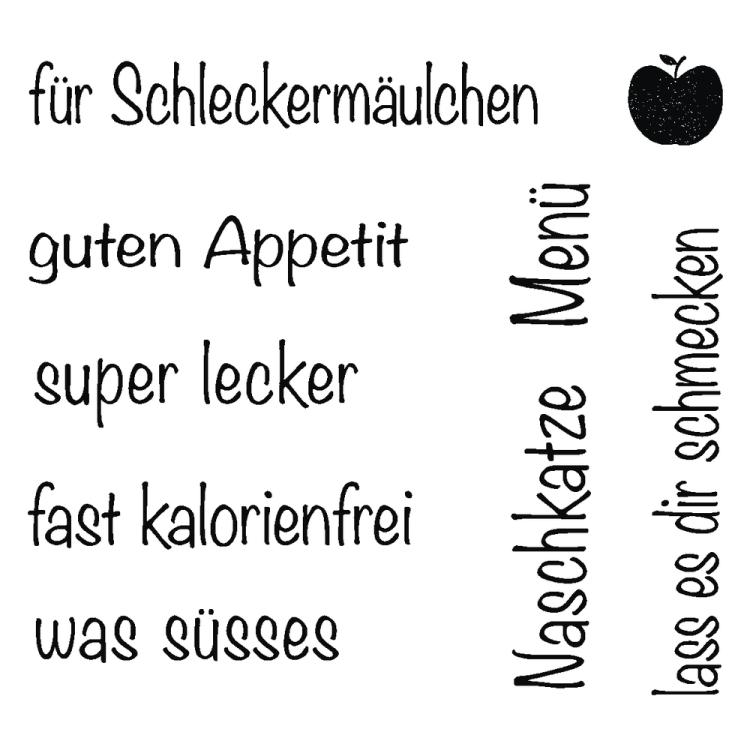 Rayher Clear Stamp Schleckermäulchen