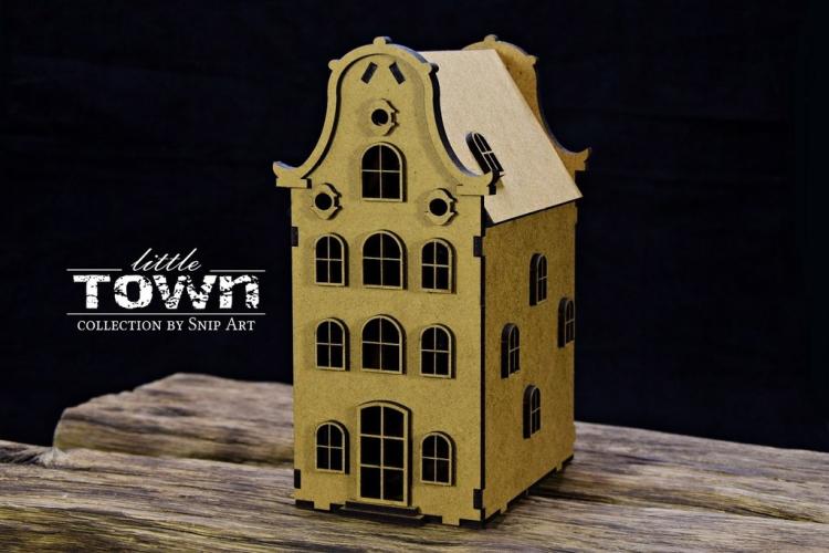 SnipArt 3D Little Town Tenement House HDF #54884