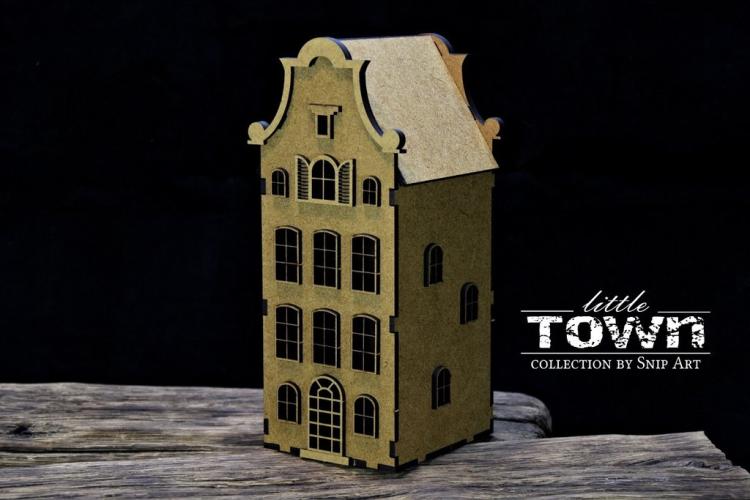 SnipArt 3D Little Town Tenement House HDF #54885