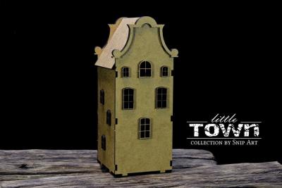 SnipArt 3D Little Town Tenement House HDF #54885
