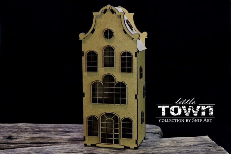 SnipArt 3D Little Town Tenement House HDF #54886