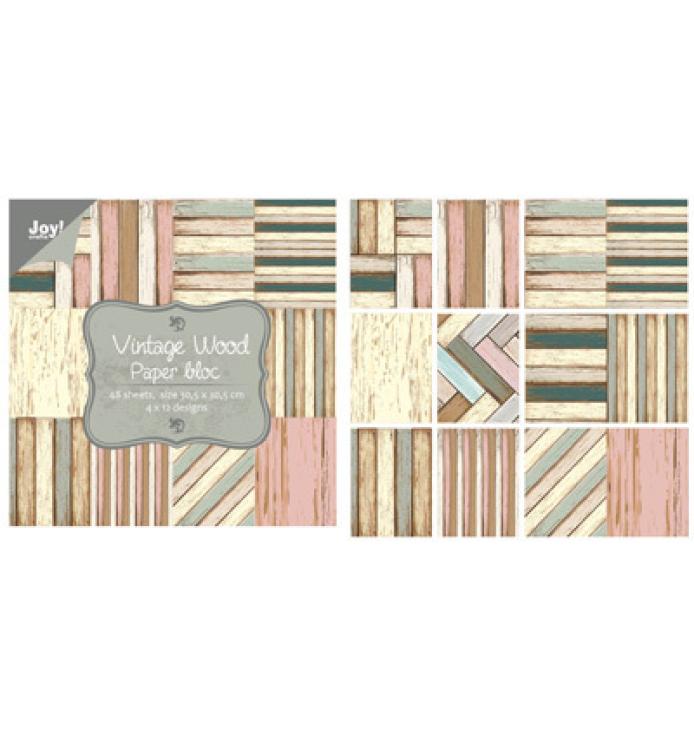 Joy!Crafts 12x12 Inch Vintage Wood Paper Pad