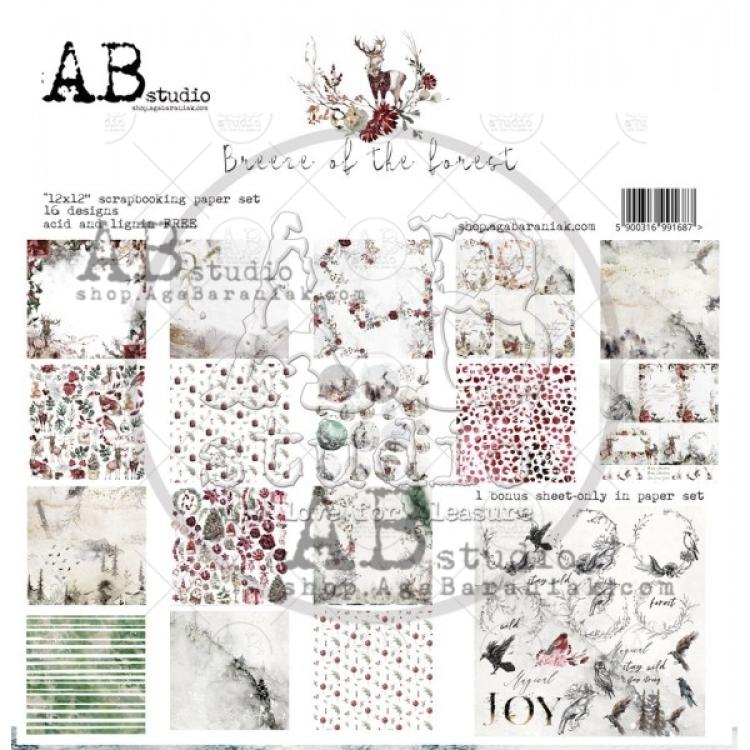 A.B Studio 12x12 Paper Pad Breeze of the Forest