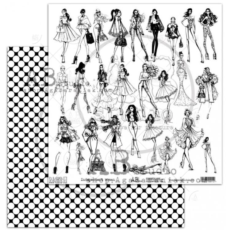 A.B Studio 12x12 Paper Pad Crafters Bundle #02