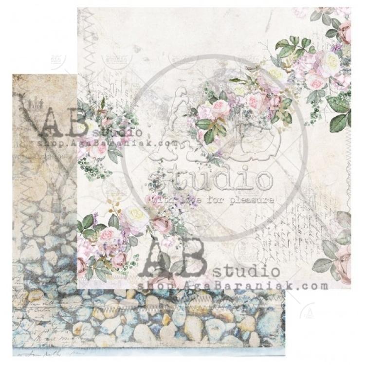 A.B Studio 12x12 Paper Pad Shabby Love Symphony
