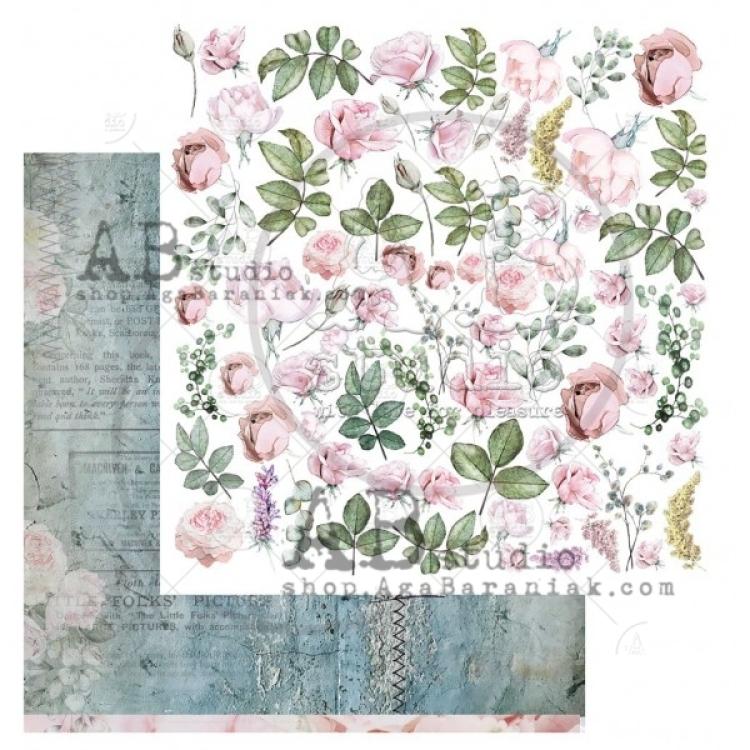 A.B Studio 12x12 Paper Pad Shabby Love Symphony
