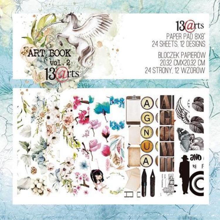13@rt 8x8  Paper Pad Art Book Vol 2