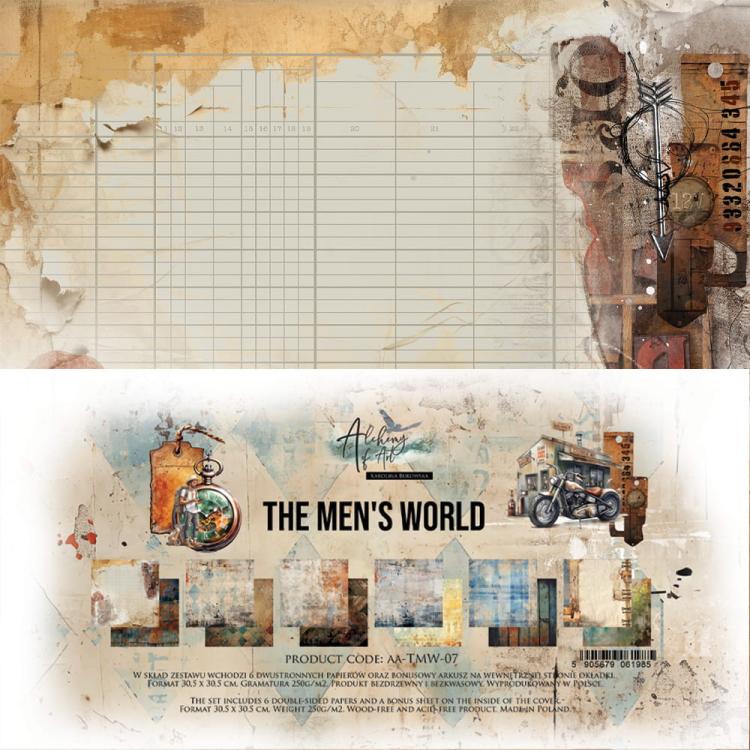 #22 Alchemy of Art 12x12 Paper Pack The Men´s World