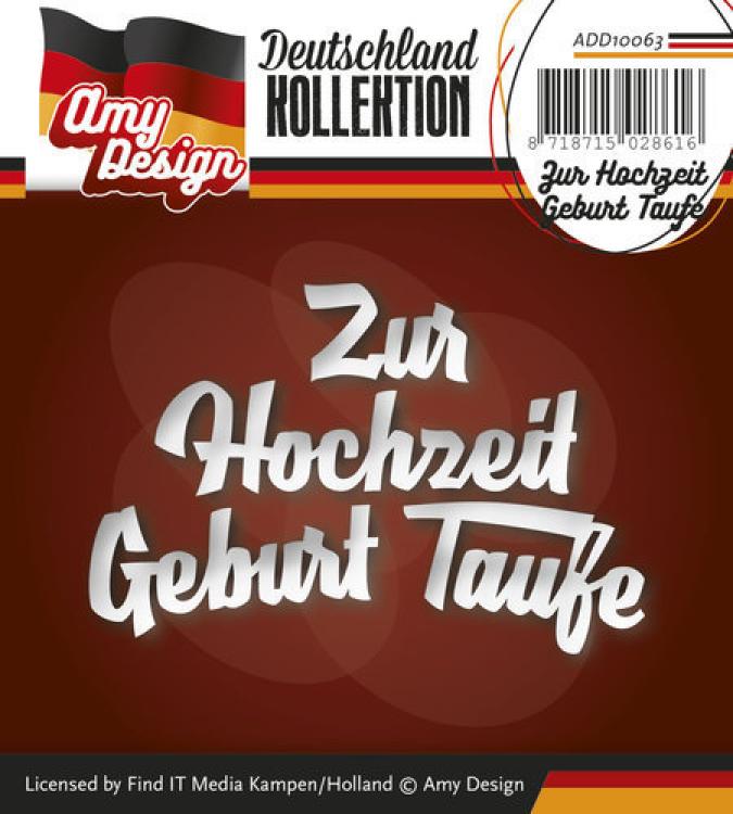 Amy Design Stanze Zur Hochzeit Geburt Taufe #ADD10063