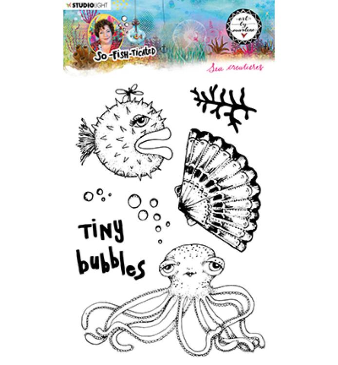 Art By Marlene Clear Stamps Sea Creatures #13