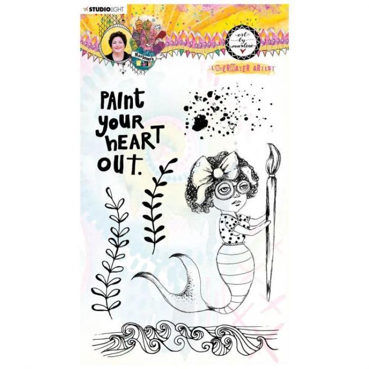 Art By Marlene Clear Stamps Underwater Artist #62