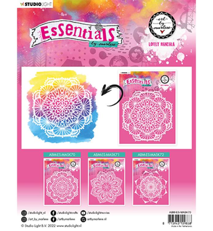 Art By Marlene Stencil Lovely Mandala Essentials #70