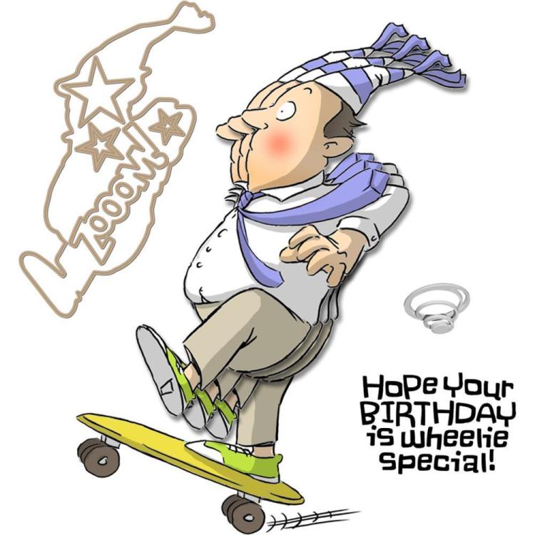 Art Impressions Mini Shakers Card Wheelie