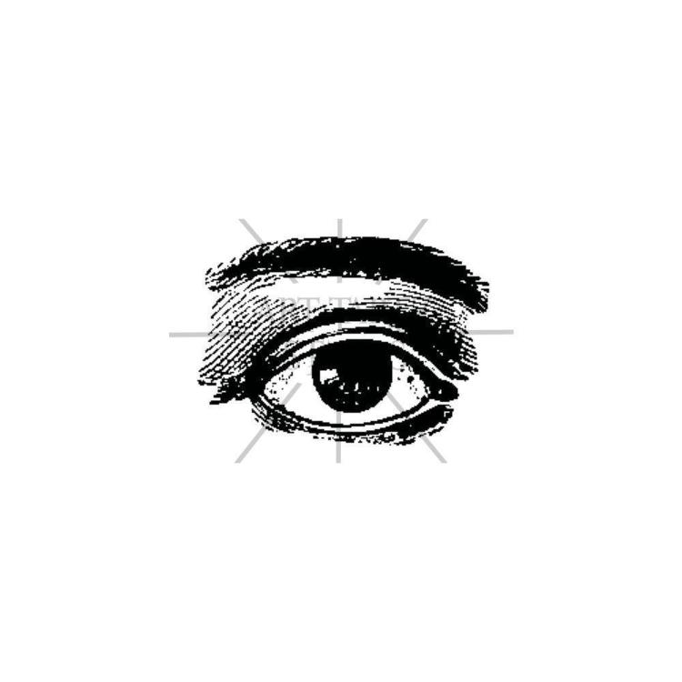 Art Tartz Cling Rubber Stamp Eye