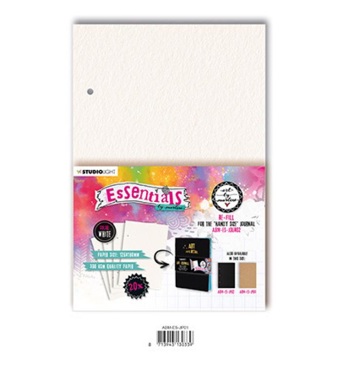 Art by Marlene Art Journal The Handy Size Refill White