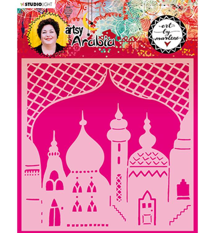Art by Marlene Mask Stencil Artsy Arabia #09