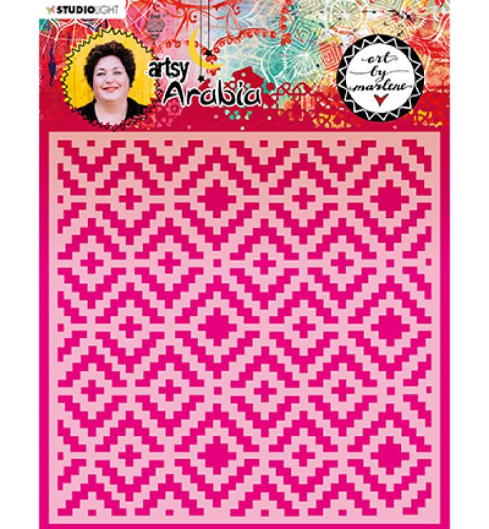 Art by Marlene Mask Stencil Artsy Arabia #14
