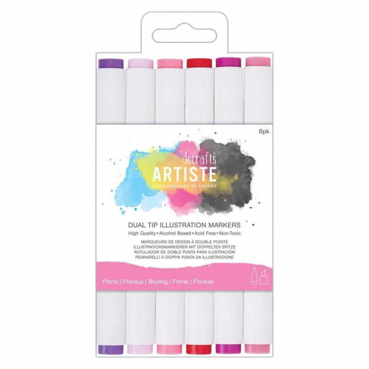 Artiste Dual Tip Illustration Markers Floral #851405