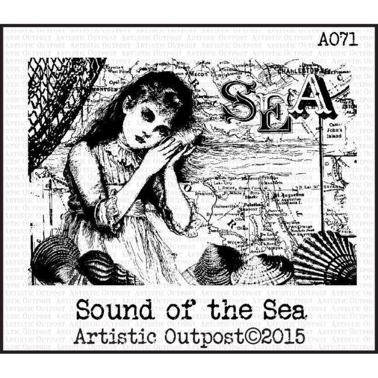 Artistic Outpost Cling Stamp Sound Of The Sea
