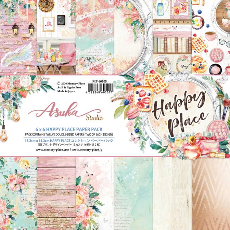 Asuka Studio 6x6 Paper Pack Happy Place