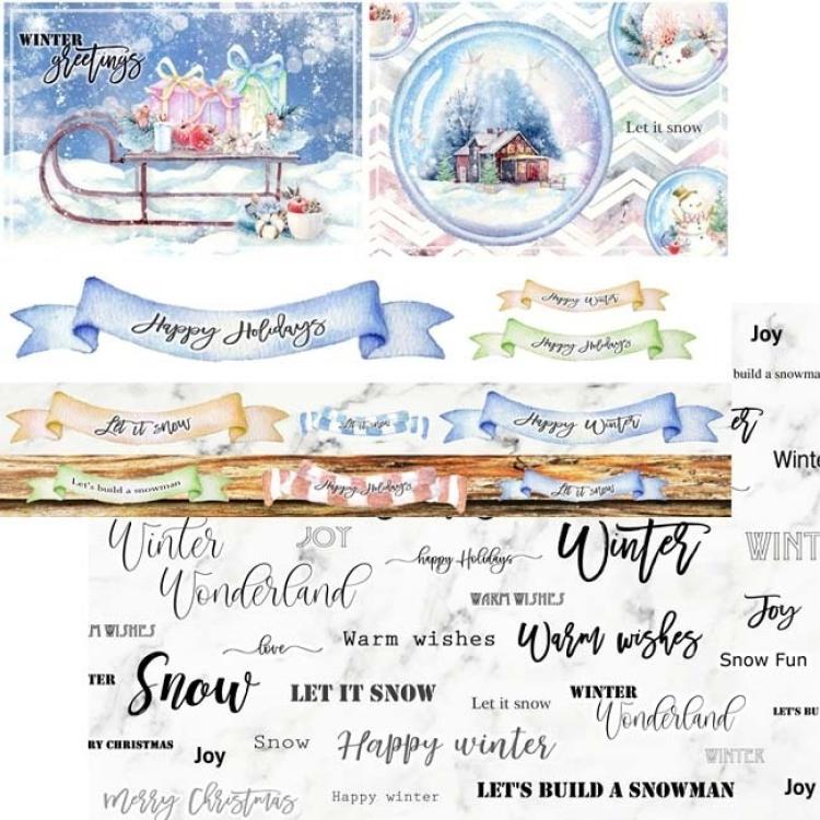 Asuka Studio A4 Paper Pack Winter Wonderland