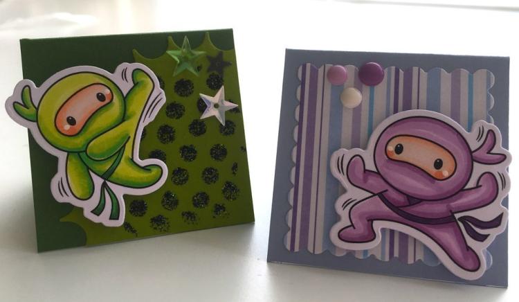 C.C Designs Clear Stamp Set Ninjas