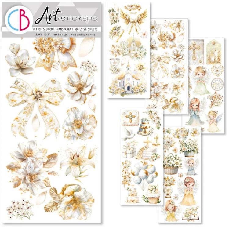 CBI002 Ciao Bella Blessing Day Transparent Adhesive Sheets