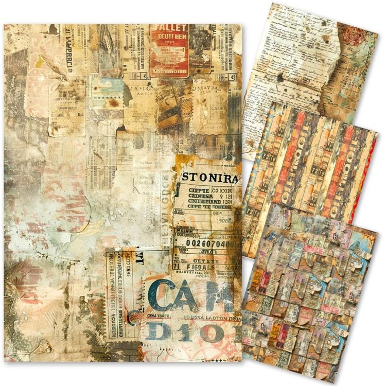 CBMF006 Ciao Bella Journey Ahead A4 Rice Paper Art Set