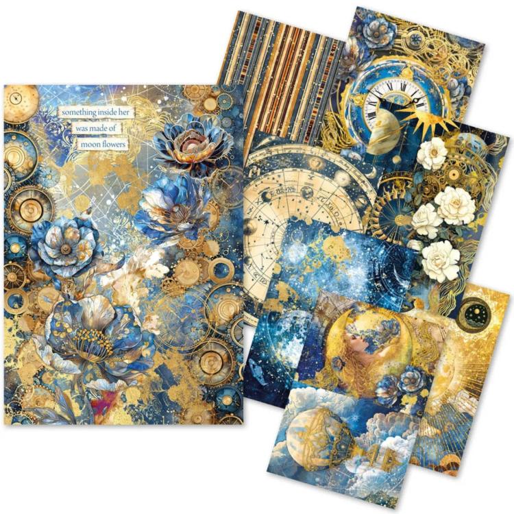 CBRS012 Ciao Bella Celestial A5 Rice Paper Mixed