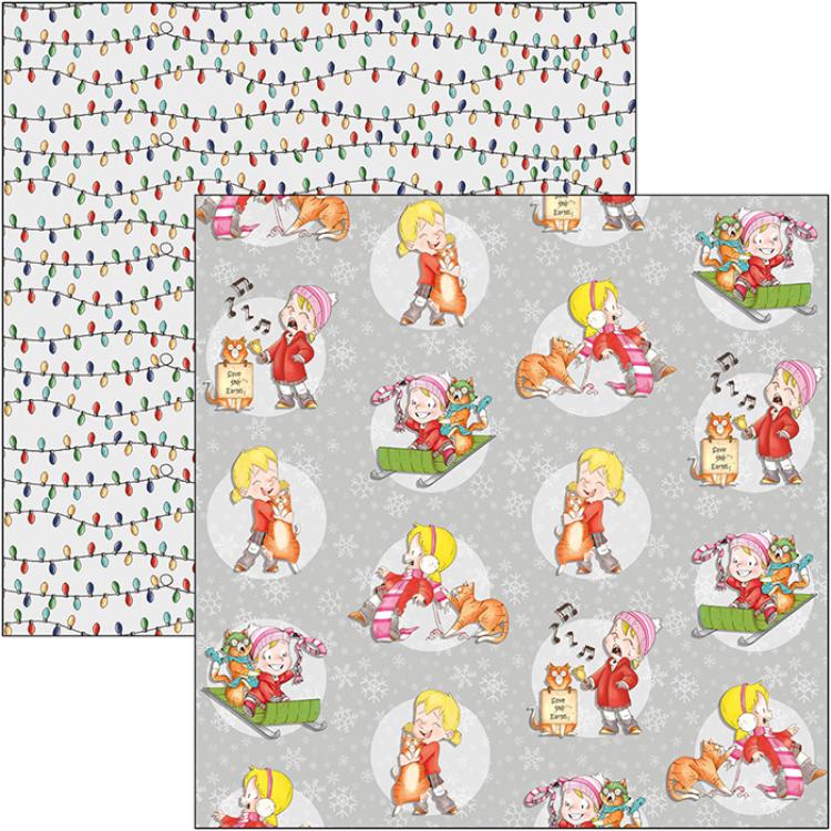 Ciao Bella 12x12 Patterns Pad Zig & Ziggy #CBT025
