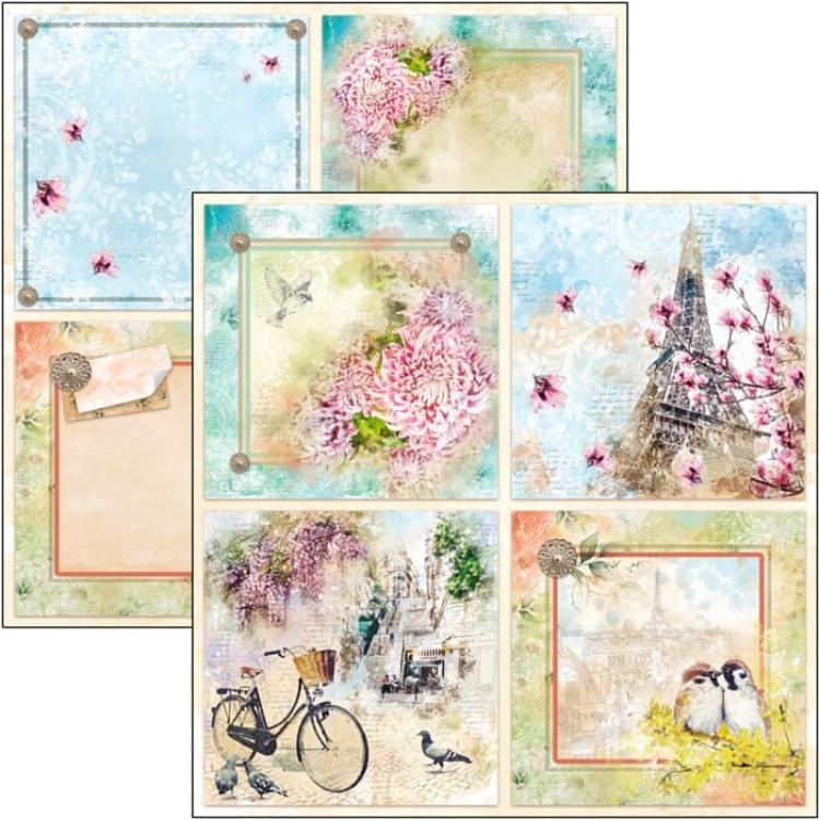 Ciao Bella 12x12 Patterns Pad Notre Vie #CBT045