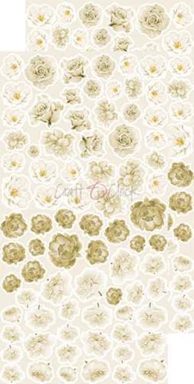 Craft O Clock Basic Flowers Set 2 Beige Brown