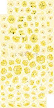 Craft O Clock Basic Flowers Set 6 Yellow