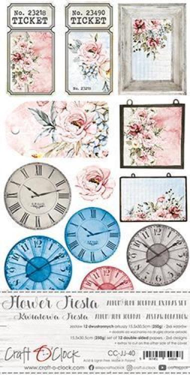 Craft O Clock Mixed Media Kit Flower Fiesta_eingestellt