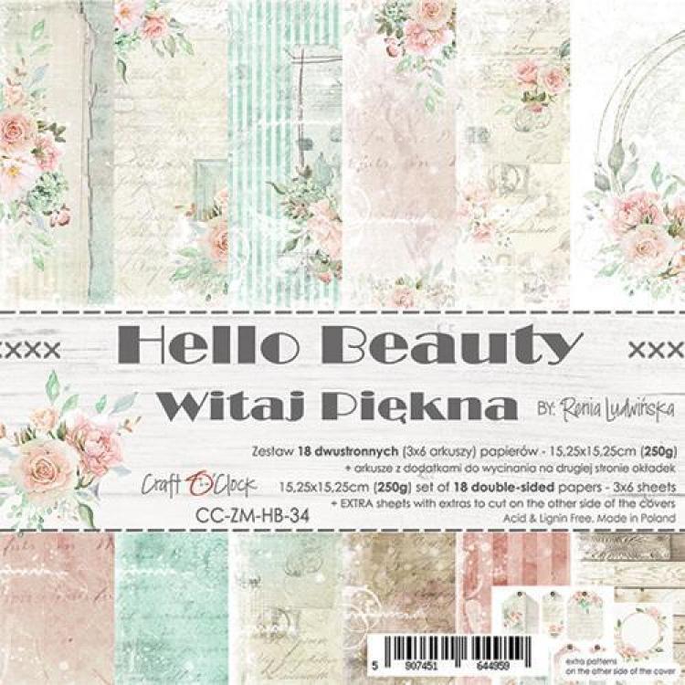 Craft O Clock 6x6 Paper Pad Hello Beauty_eingestellt