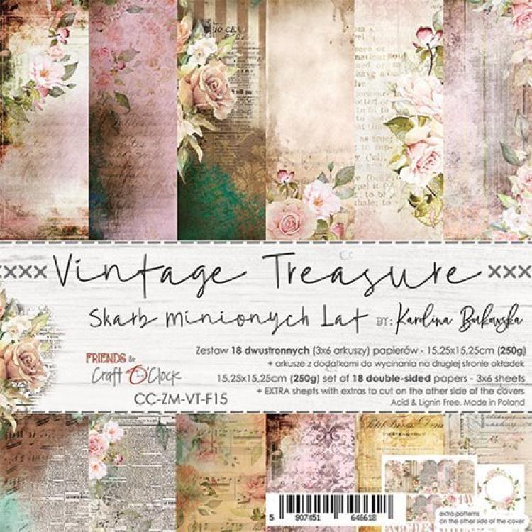 Craft O Clock 6x6 Paper Pad Vintage Treasure_eingestellt