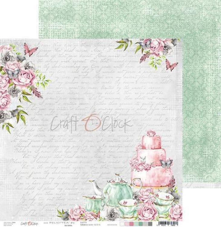 Craft O Clock 6x6 Paper Pad Felici´Tea´