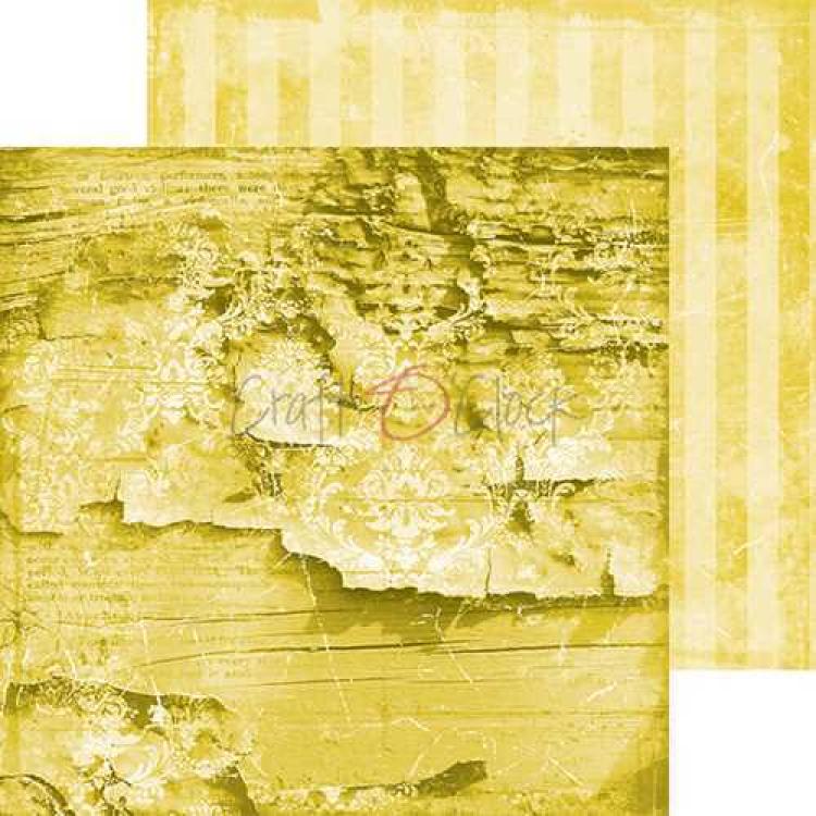 Craft O Clock 8x8 Paper Pad Yellow Mood #08