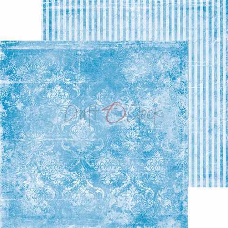 Craft O Clock 8x8 Paper Pad Basic Blue Mood #12