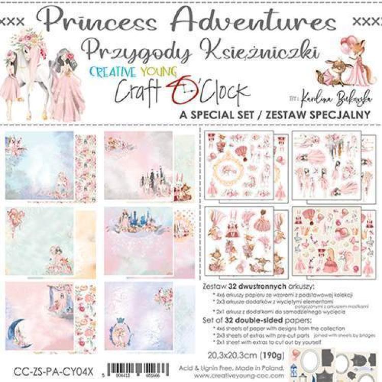 Craft O Clock 8x8 Special SET Princess Adventures