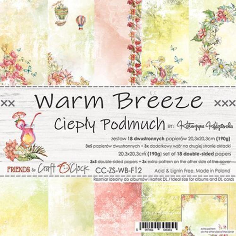 Craft O Clock 8x8 Paper Pad Warm Breeze
