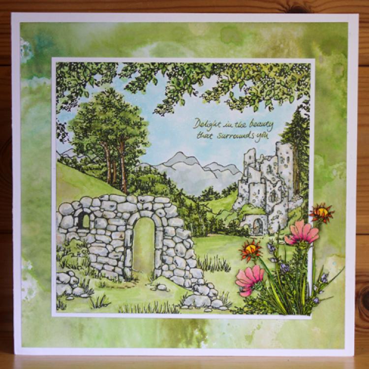 Hobby Art Clear Stamps Heritage Walk CS242D