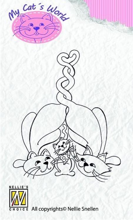 Nellie Snellen My Cat´s World - Baby Clear Stempel