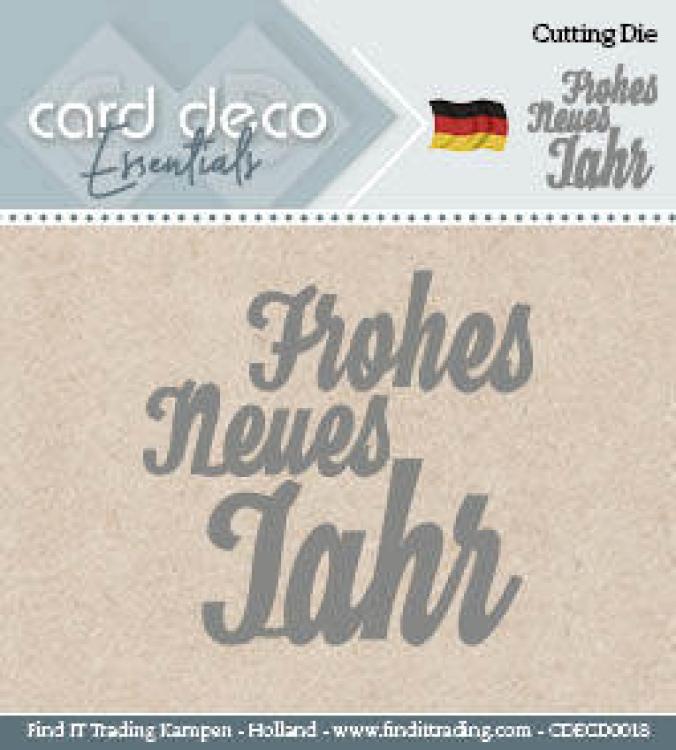 Card Deco Stanzschablone Frohes Neues Jahr #0018