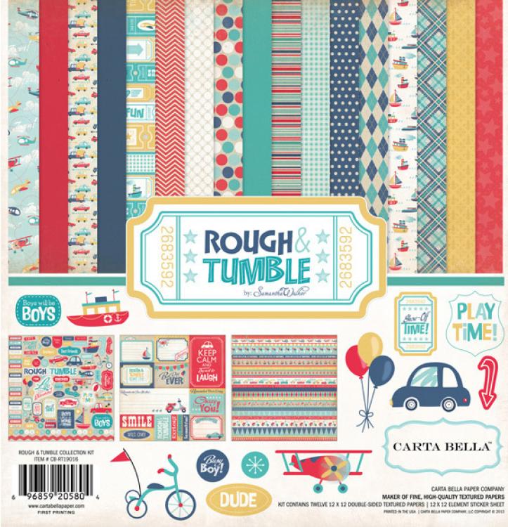 Carta Bella 12x12 Paper Kit Rough & Tumble