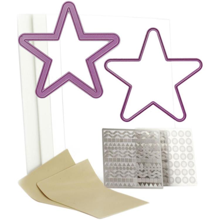 Cheery Lynn Designs Shaker Card Star #CLK108