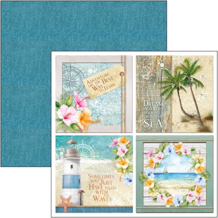 Ciao Bella 12x12 Patterns Pad Summer Breeze CBPT065