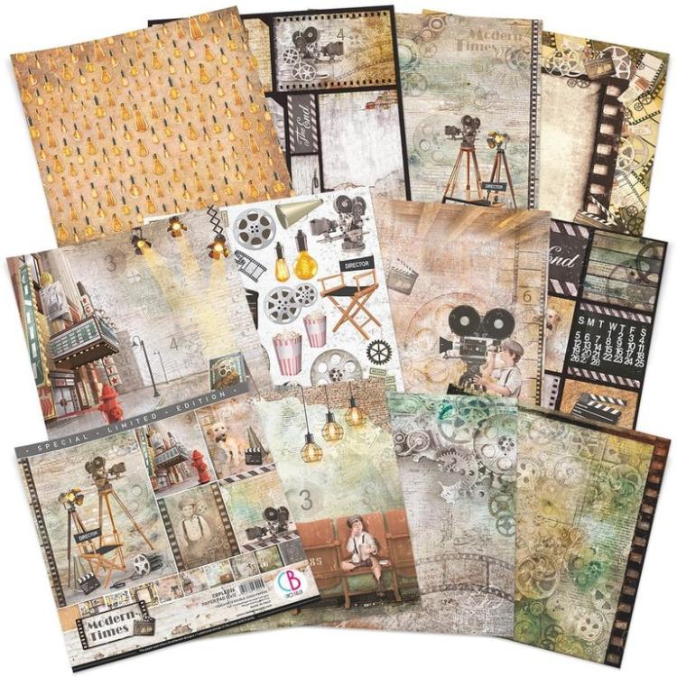 Ciao Bella 12x12 Paper Pad Modern Times Limited Edition CBPLE036