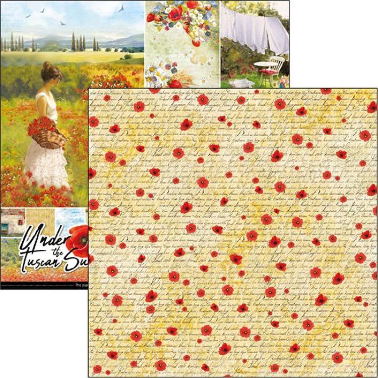 Ciao Bella 12x12 Paper Pad Under the Tuscan Sun #CBPM032